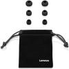 imageLenovo  300 Wired inEar USBC Headphones  inLine Microphone  USBC Connectivity  Play ampamp Pause Button  3 Sizes Silicone Ear Tips Included GreyBlack
