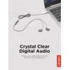 imageLenovo  300 Wired inEar USBC Headphones  inLine Microphone  USBC Connectivity  Play ampamp Pause Button  3 Sizes Silicone Ear Tips Included GreyGrey