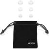 imageLenovo  300 Wired inEar USBC Headphones  inLine Microphone  USBC Connectivity  Play ampamp Pause Button  3 Sizes Silicone Ear Tips Included GreyWhite