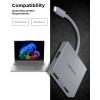 imageLenovo  USBC 7in1 Hub  Computer Networking Laptop Accessory  Laptop Docking Station  4K via HDMI 3 USBA devices 2 SDTF Card Readers USBC Power Pass Through4in1 Hub
