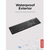 imageLenovo  Wireless Compact Keyboard 100 Cordless Keyboard for PC Laptop with Windows  Cordless Connection  Silent Key Clicks Black100 Keyboard