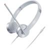imageLenovo 100 Stereo Analog Headset 35mm 180 Boom Microphone MemoryFoam Earcups GXD1B60597 Cloud Grey
