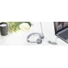 imageLenovo 100 Stereo Analog Headset 35mm 180 Boom Microphone MemoryFoam Earcups GXD1B60597 Cloud Grey