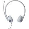 imageLenovo 100 Stereo Analog Headset 35mm 180 Boom Microphone MemoryFoam Earcups GXD1B60597 Cloud Grey