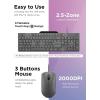 imageLenovo 300 USB Combo FullSize Wired Keyboard ampamp Mouse Ergonomic Left or Right Hand Mouse Optical Mouse GX30M39606 Black310 USBA Combo