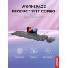imageLenovo 300 USB Combo FullSize Wired Keyboard ampamp Mouse Ergonomic Left or Right Hand Mouse Optical Mouse GX30M39606 Black310 USBA Combo