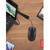 imageLenovo 300 USB Wired Computer Mouse  Full Size Optical Ambidextrous Mouse with 1600 DPI Reliable USBA Wired Connection Easy 3Button Navigation  Long Lasting Durable Basic Mouse BlackBlack 100
