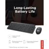 imageLenovo 300 Wireless Combo Keyboard and Mouse 24 GHz Nano USBA Receiver Batteries Included