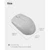 imageLenovo 300 Wireless Mouse  Computer Mouse for PC Laptop with Windows  Ambidextrous Design  24 GHz Nano USB Receiver  12 Month Battery LifeArctic Grey