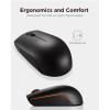 imageLenovo 300 Wireless Mouse  Computer Mouse for PC Laptop with Windows  Ambidextrous Design  24 GHz Nano USB Receiver  12 Month Battery LifeBlack