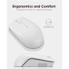 imageLenovo 300 Wireless Mouse  Computer Mouse for PC Laptop with Windows  Ambidextrous Design  24 GHz Nano USB Receiver  12 Month Battery LifeCloud Grey