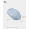 imageLenovo 300 Wireless Mouse  Computer Mouse for PC Laptop with Windows  Ambidextrous Design  24 GHz Nano USB Receiver  12 Month Battery LifeFrost Blue
