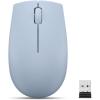 imageLenovo 300 Wireless Mouse  Computer Mouse for PC Laptop with Windows  Ambidextrous Design  24 GHz Nano USB Receiver  12 Month Battery LifeFrost Blue