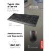 imageLenovo 510 Wireless Keyboard ampamp Mouse Combo 24 GHz Nano USB Receiver Full Size Island Key Design Left or Right Hand 1200 DPI Optical Mouse GX30N81775 BlackBlack