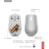 imageLenovo 530 Full Size Wireless Computer Mouse for PC Laptop Computer with Windows  24 GHz Nano USB Receiver  Ambidextrous Design  12 Months Battery Life  Platinum GreyPlatinum Grey