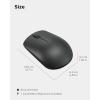 imageLenovo 530 Full Size Wireless Computer Mouse for PC Laptop Computer with Windows  24 GHz Nano USB Receiver  Ambidextrous Design  12 Months Battery Life  Platinum GreyRaven Black