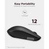 imageLenovo 530 Full Size Wireless Computer Mouse for PC Laptop Computer with Windows  24 GHz Nano USB Receiver  Ambidextrous Design  12 Months Battery Life  Platinum GreyRaven Black