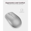 imageLenovo 530 Full Size Wireless Computer Mouse for PC Laptop Computer with Windows  24 GHz Nano USB Receiver  Ambidextrous Design  12 Months Battery Life  Platinum GreyPlatinum Grey