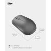 imageLenovo 530 Full Size Wireless Computer Mouse for PC Laptop Computer with Windows  24 GHz Nano USB Receiver  Ambidextrous Design  12 Months Battery Life  Platinum GreyGraphite Grey