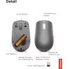 imageLenovo 530 Full Size Wireless Computer Mouse for PC Laptop Computer with Windows  24 GHz Nano USB Receiver  Ambidextrous Design  12 Months Battery Life  Platinum GreyGraphite Grey