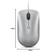 imageLenovo 540 USBC Wired Connection Computer Mouse for PC Laptop Computer with Windows or Chrome OS  Ambidextrous Design  4 Button  Compact Size Storm GreyCloud Grey