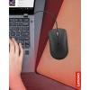imageLenovo 540 USBC Wired Connection Computer Mouse for PC Laptop Computer with Windows or Chrome OS  Ambidextrous Design  4 Button  Compact Size Storm GreyBlack