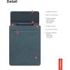 imageLenovo Basic Laptop Sleeve 11 Inch NotebookTablet Compatible with MacBook AirPro Neoprene Material  Soft Fleece Lining  Zippered Top Opening  BlackYoga  Tidal Teal