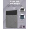imageLenovo Basic Laptop Sleeve 11 Inch NotebookTablet Compatible with MacBook AirPro Neoprene Material  Soft Fleece Lining  Zippered Top Opening  BlackYoga  Grey