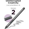 imageLenovo Digital Pen 2 Laptop  UltraTactile Response  4096 Levels of Pressure  Natural Feel Elastometer Pen Tip  Extended Battery Life  Silver GreyPens