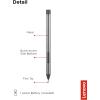imageLenovo Digital Pen 2 Laptop  UltraTactile Response  4096 Levels of Pressure  Natural Feel Elastometer Pen Tip  Extended Battery Life  Silver GreyPens