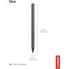 imageLenovo Digital Pen 2 Laptop  UltraTactile Response  4096 Levels of Pressure  Natural Feel Elastometer Pen Tip  Extended Battery Life  Silver GreyPens