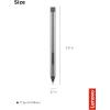 imageLenovo Digital Pen 2 Laptop  UltraTactile Response  4096 Levels of Pressure  Natural Feel Elastometer Pen Tip  Extended Battery Life  Silver GreyPens
