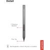 imageLenovo Digital Pen 2 Laptop  UltraTactile Response  4096 Levels of Pressure  Natural Feel Elastometer Pen Tip  Extended Battery Life  Silver GreyPens