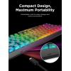 imageLenovo GY40T26478 Legion K500 RGB Mechanical Gaming Keyboard 3 ZONE Fullsize Keyboard 7 user Programmable Hot Keys 168 Million Colors 50 MillionClick Red Mechanical Keys Detachable Palm RestK510 Mini