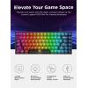 imageLenovo GY40T26478 Legion K500 RGB Mechanical Gaming Keyboard 3 ZONE Fullsize Keyboard 7 user Programmable Hot Keys 168 Million Colors 50 MillionClick Red Mechanical Keys Detachable Palm RestK510 Mini