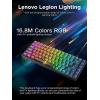 imageLenovo GY40T26478 Legion K500 RGB Mechanical Gaming Keyboard 3 ZONE Fullsize Keyboard 7 user Programmable Hot Keys 168 Million Colors 50 MillionClick Red Mechanical Keys Detachable Palm RestK510 Mini