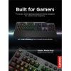 imageLenovo GY40T26478 Legion K500 RGB Mechanical Gaming Keyboard 3 ZONE Fullsize Keyboard 7 user Programmable Hot Keys 168 Million Colors 50 MillionClick Red Mechanical Keys Detachable Palm RestK500 Keyboard