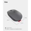 imageLenovo Go MultiDevice Wireless Mouse 24GHz Nano USBC Receiver Bluetooth Adjustable DPI USBC Rechargeable Battery Qi Wireless Charging Ambidextrous GY51C21211 GreyEssential