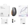 imageLenovo Go MultiDevice Wireless Mouse 24GHz Nano USBC Receiver Bluetooth Adjustable DPI USBC Rechargeable Battery Qi Wireless Charging Ambidextrous GY51C21211 GreyErgonomic