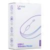 imageLenovo Go MultiDevice Wireless Mouse 24GHz Nano USBC Receiver Bluetooth Adjustable DPI USBC Rechargeable Battery Qi Wireless Charging Ambidextrous GY51C21211 GreyEssential