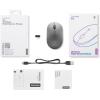 imageLenovo Go MultiDevice Wireless Mouse 24GHz Nano USBC Receiver Bluetooth Adjustable DPI USBC Rechargeable Battery Qi Wireless Charging Ambidextrous GY51C21211 GreyMultiDevice