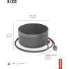 imageLenovo Go Wired Speakerphone  OmniDirectional Mic  PlugandPlay  USBC Connectivity  Certified for Microsoft Teams GrayTeam Certified