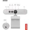 imageLenovo HD 1080p Webcam LC50  Monitor Camera with 90 Wide Angle Dual Microphones ampamp Smart Video Capture  Magnetic Desktop Cam w Privacy Shutter ampamp Light for Virtual Class Meetings ampamp ConferencesWhite