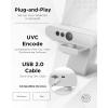 imageLenovo HD 1080p Webcam LC50  Monitor Camera with 90 Wide Angle Dual Microphones ampamp Smart Video Capture  Magnetic Desktop Cam w Privacy Shutter ampamp Light for Virtual Class Meetings ampamp ConferencesWhite