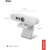 imageLenovo HD 1080p Webcam LC50  Monitor Camera with 90 Wide Angle Dual Microphones ampamp Smart Video Capture  Magnetic Desktop Cam w Privacy Shutter ampamp Light for Virtual Class Meetings ampamp ConferencesWhite