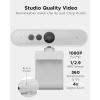 imageLenovo HD 1080p Webcam LC50  Monitor Camera with 90 Wide Angle Dual Microphones ampamp Smart Video Capture  Magnetic Desktop Cam w Privacy Shutter ampamp Light for Virtual Class Meetings ampamp ConferencesWhite