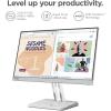 imageLenovo L27h4A Monitor 238quot QHD IPS Panel Display 100Hz HDR10 USBC Waves MaxxAudio 1ms MPRT Cloud Grey NearEdgeless Design22 FHD 75Hz