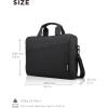 imageLenovo Laptop Carrying Case T210 156Inch Laptop and Tablet Sleek Design Durable and WaterRepellent Fabric Business Casual or School GX40Q17231 Casual Toploader  GreyEco  Black