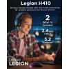 imageLenovo Legion H300 Stereo Gaming Headset NoiseCancelling Mic Memory Foam ampamp PU Leather Earcups Stainless Steel Headband PC PS4 Xbox One Nintendo Switch Mac GXD0T69863 BlackH410