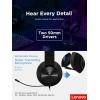 imageLenovo Legion H300 Stereo Gaming Headset NoiseCancelling Mic Memory Foam ampamp PU Leather Earcups Stainless Steel Headband PC PS4 Xbox One Nintendo Switch Mac GXD0T69863 BlackH300
